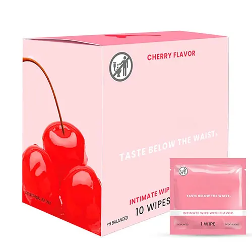 Flavored Intimate Ph Balanced Feminine Wipes for Women  Individually Wrapped After Sex Wet Wipes  Delay Wipes for Men