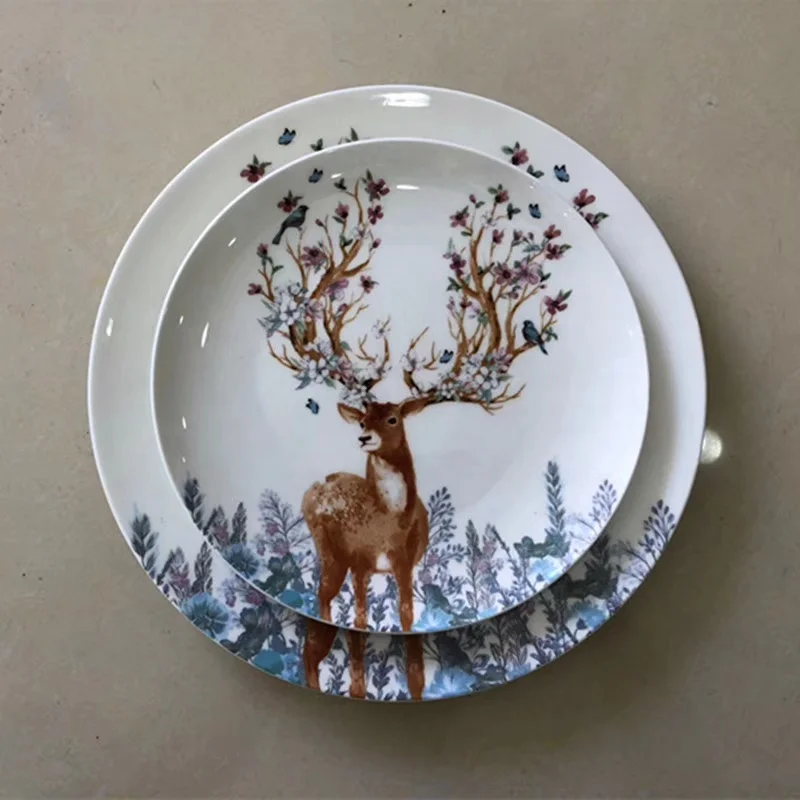porcelain souvenir plates  ceramic porcelain  personalize plates tourist plates