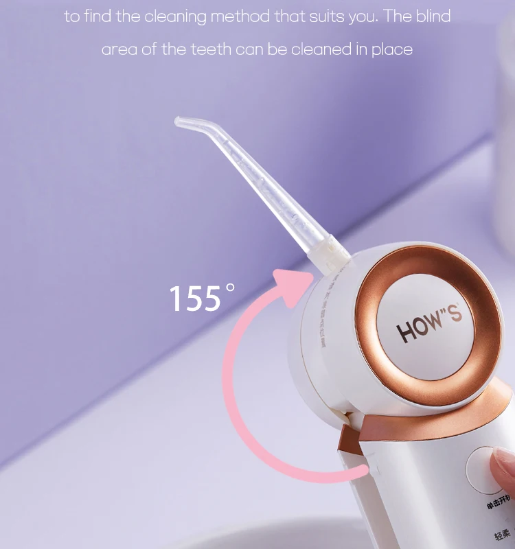 Ashmore Rechargeable Water Dental Cordless Mini Cleaner Electric