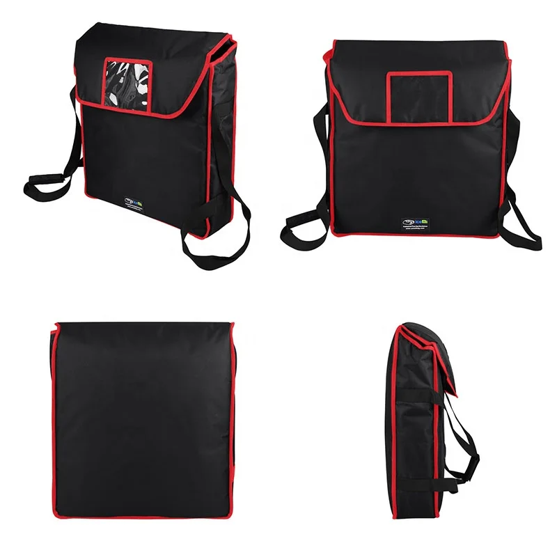 Icemi Large Insulated Food Delivery Backpack Bag 600D Material for Pizza and Parcels for Motorcycle Picknick Delivery