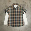 Plaid marrone