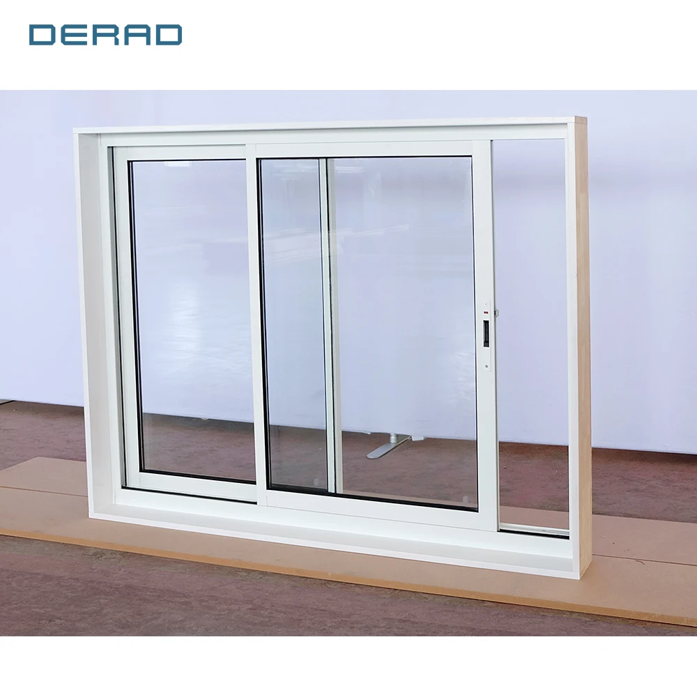 Sliding window customized profile double triple glazing aluminum sliding window for office building house