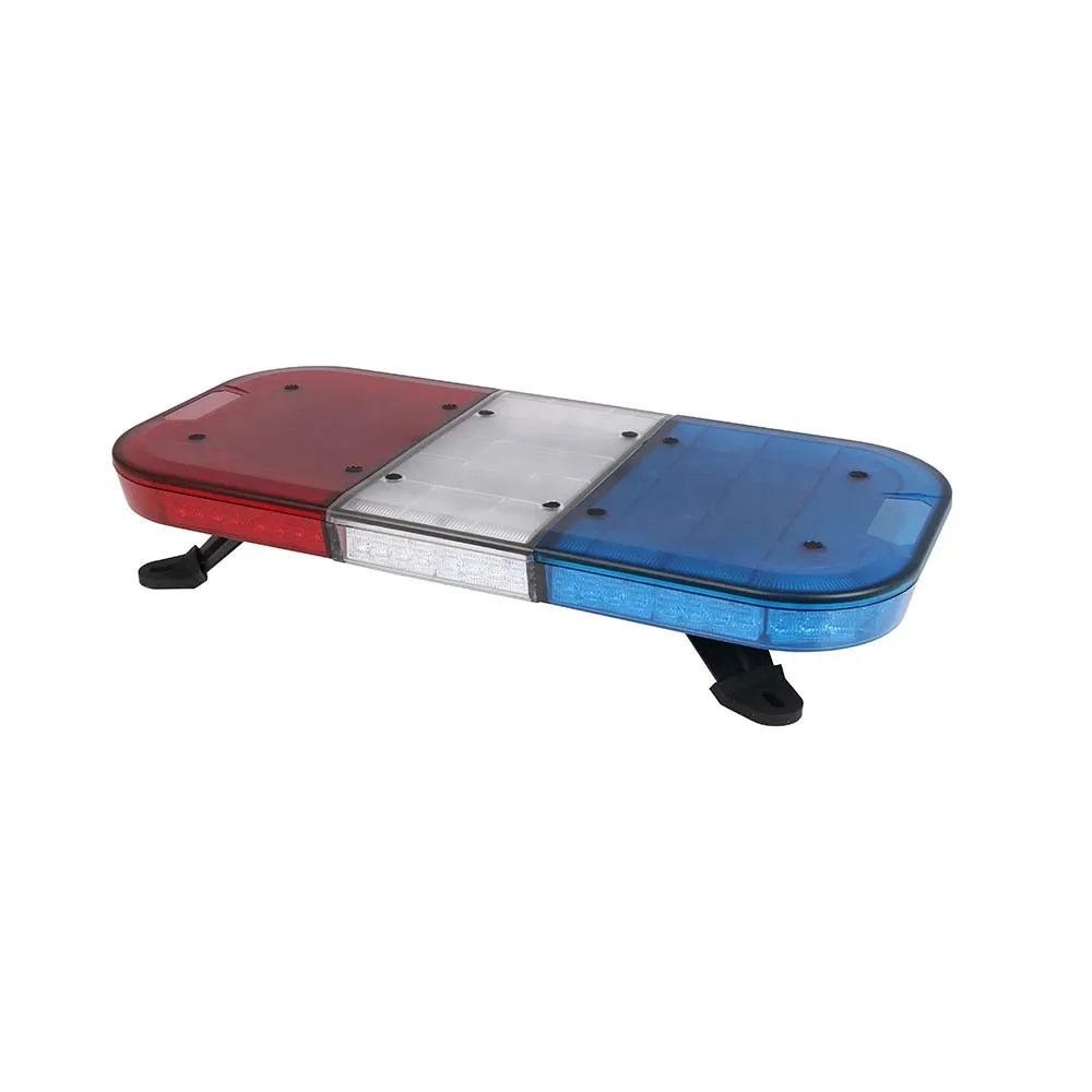 Flashing Warning Strobe Light Bar Blue/red Combo Cover Strobe Lights