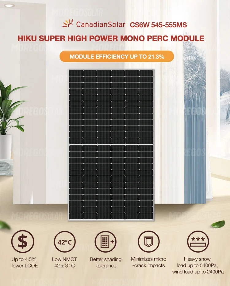 Moregosolar Supplying Grade A Tier 1 Canadian Solar Panel 182mm Solar