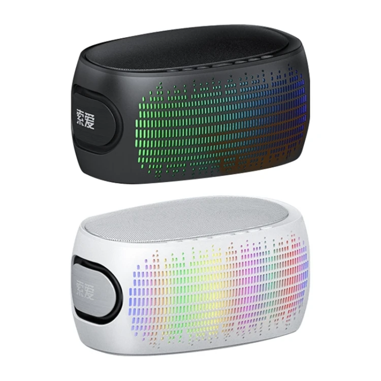 SOAIY K1 Colorful Lighting Mini 3D Surround Subwoofer Wireless BT Speaker