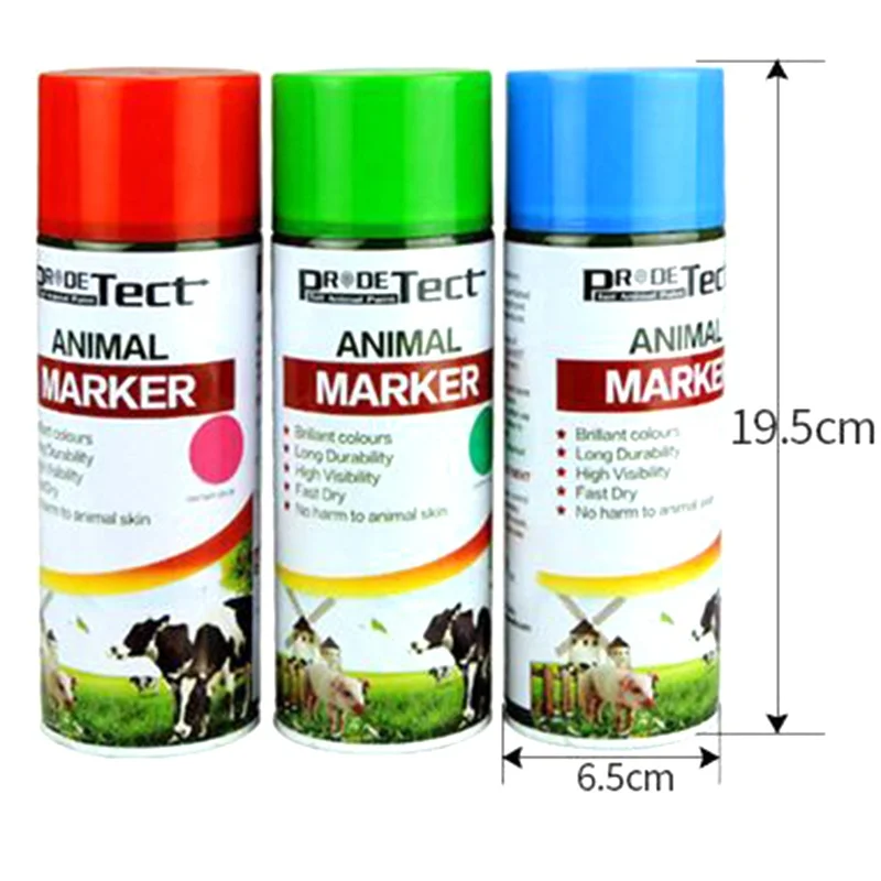 JIATAI  Marking Spray for Poultry Livestock Cow Sheep Pig Horse Rabbit