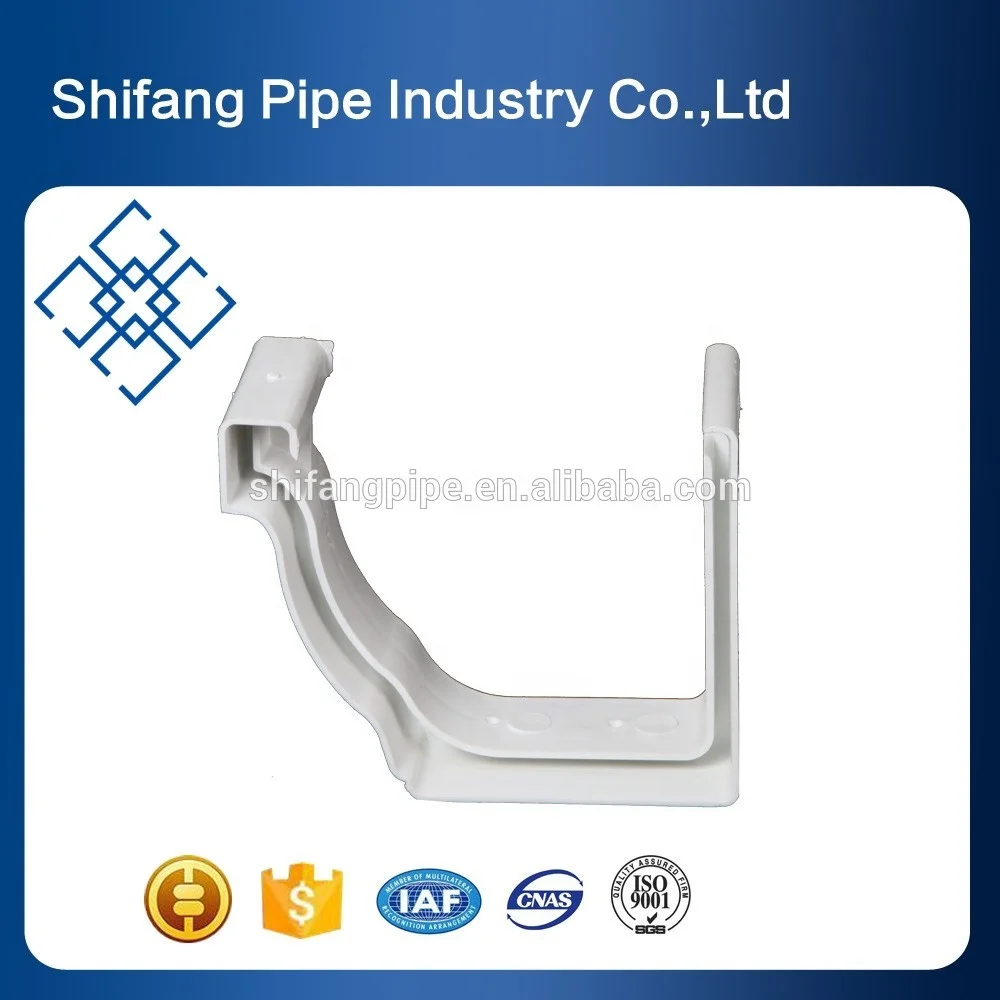 Hot Sale House Drainage Channel Plastic Extrusion Roof Gutter Philippines White Brown Grey Color Pvc Gutter 3 Meter