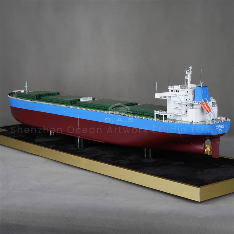 Our bulk carriers model, custom-made for Cochin Shipyard LTD, is built with strict scale restoration, including precise boat draft model, complete ship measurements model and engraved ship name. Made of high-grade materials with exquisite craftsmanship, it fully replicates hull lines, superstructure and deck details. Suitable for shipyard exhibitions, technical displays, corporate gifts and office ornaments. Customizable size, color and marking; stable production and ideal for shipping, shipbuilding and offshore enterprises.Amber@vesselmodel.com Tel: +86 18038048785