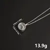 Chaîne en argent de 15 mm de diamètre intérieur et surface convexe