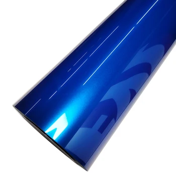 Premium wrap car vinyl High Gloss Metallic sapphire blue Vinyl Wrapping Auto Wraps