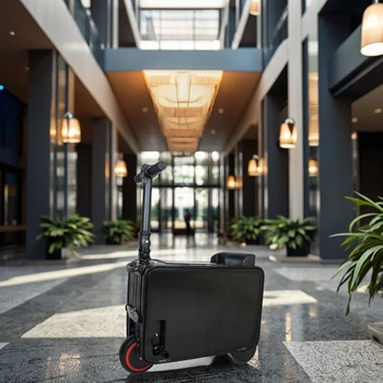 2024 Factory Motorized Electric Suitcase 20 Inch Travel Carry Luggage Set Wholesale Aluminum Products