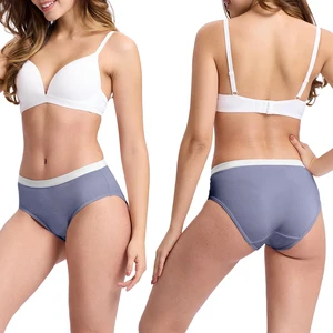 Comfort Ladies Bamboo Briefs Women's Breathable Panties Briefs Custom Anti-bacterial Underwear Underpants