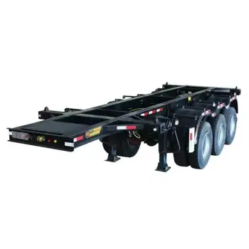 40ft container trailer price Transport 20 foot 40 ft container chassis skeleton trailer manufacturers in china