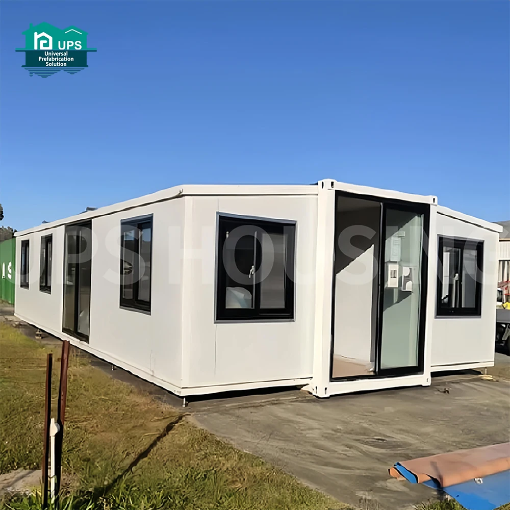 China Cheap 20 40 ft luxury model house prefab modular homes expandable container house