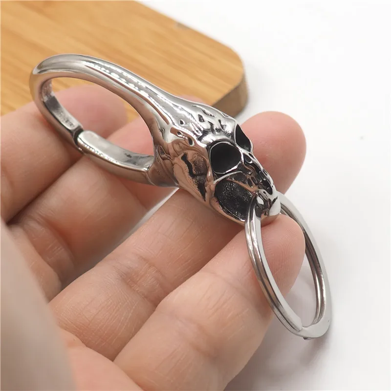Portachiavi Angelo Custode In Acciaio Inox Con Ciondolo Cuore – Portafortuna Per Auto, Regalo Per Neopatentati - 3