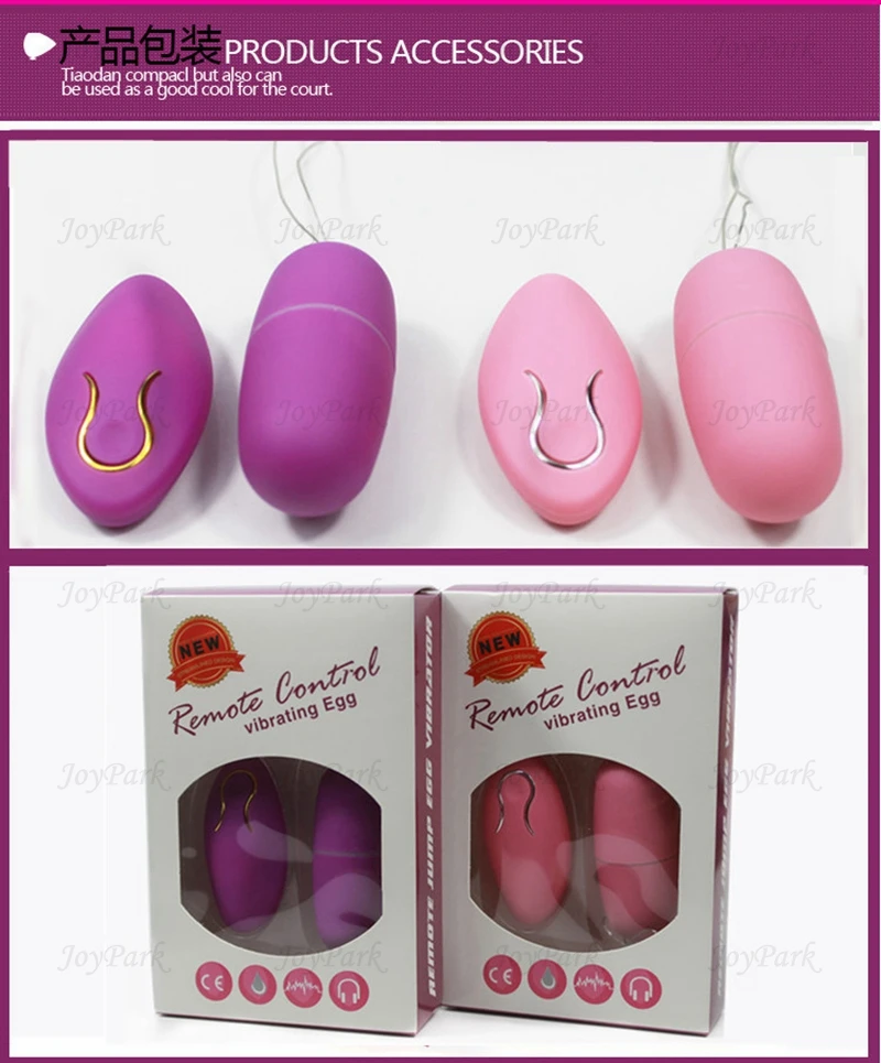 JoyPark Tragbarer, kabelloser und leistungsstarker Mini-Vibrator mit Fernbedienung – Liebes-Ei für Frauen_voghion.com