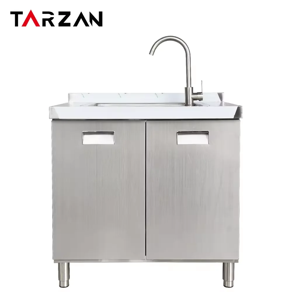 Commercial kitchen cabinet stainless steel storage cabinet stainless steel sinks kitchen