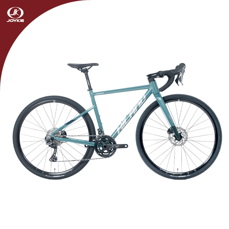 JOYKIE Gravel Road Bike Carbon Fiber Race Bicycle 700c Road Bike Racing Gravel Bike 22 Speeds for Adult