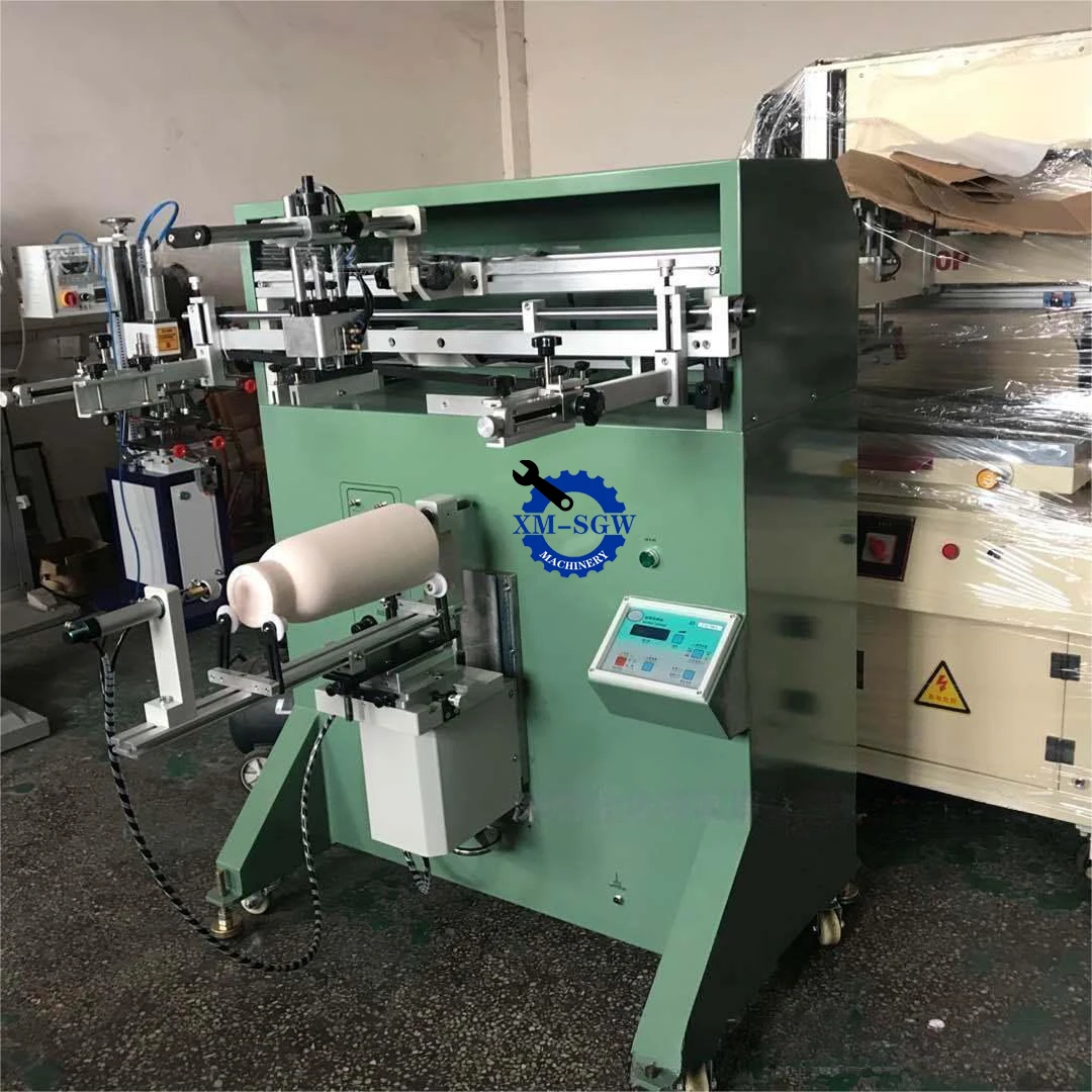 High Speed Vial Silkscreen Printer High Precision Multi Color Round ...