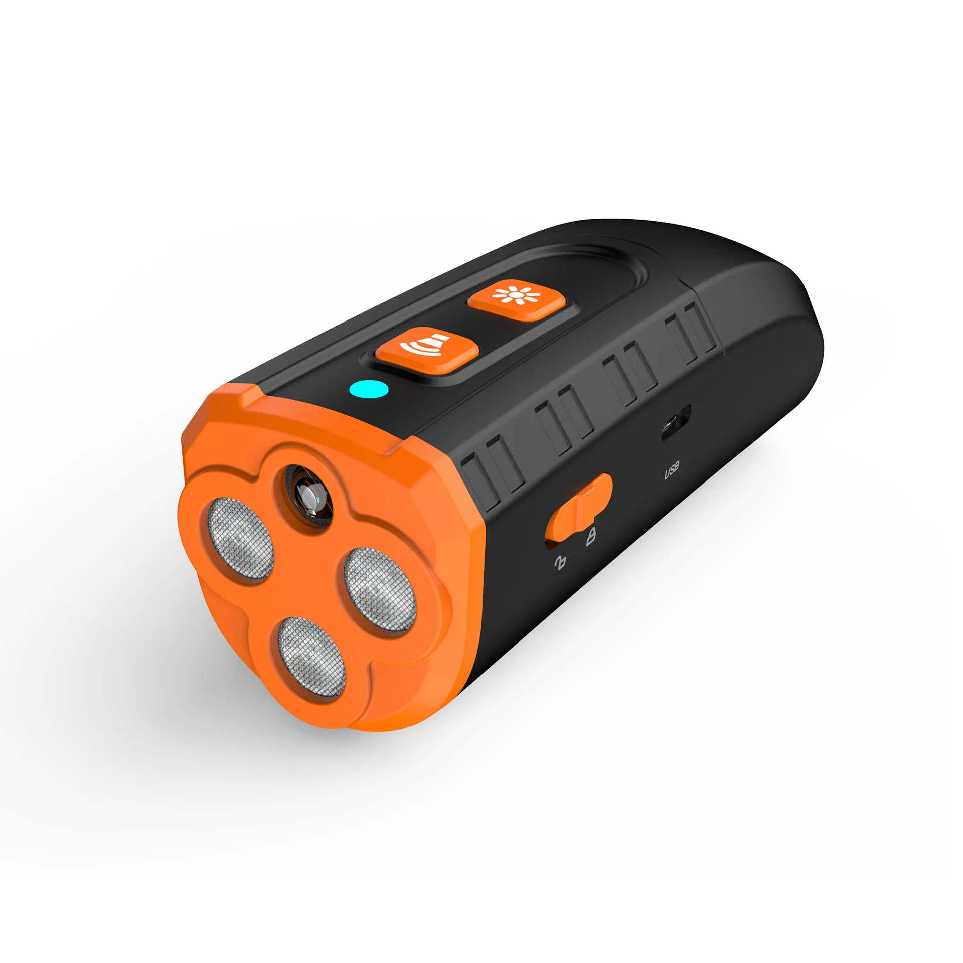 Handheld Ultrasonic Dog Trainer Repeller Pet Anti Barking Repeller Anti Barking Stop Bark Training Control Device With LED Light