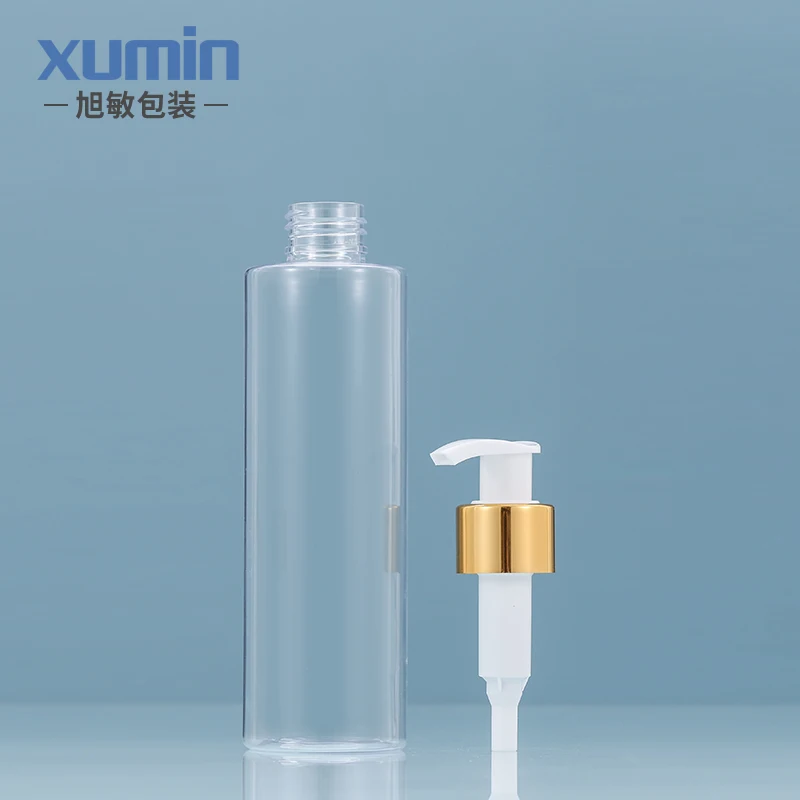 Pet Plastic Bottles 100ml 120ML 150ML 200ML 250ML Lotion Pump Bottle for Cosmetic Packaging
