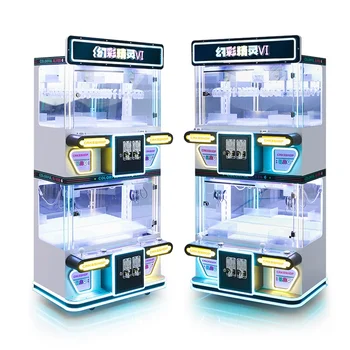 Amusement Park Coin Game Mini Arcade Gift Crane Doll Claw Machine Prizes For Kids