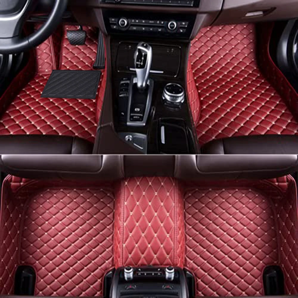 5D индивидуальные Водонепроницаемые кожаные противоскользящие автомобильные коврики для