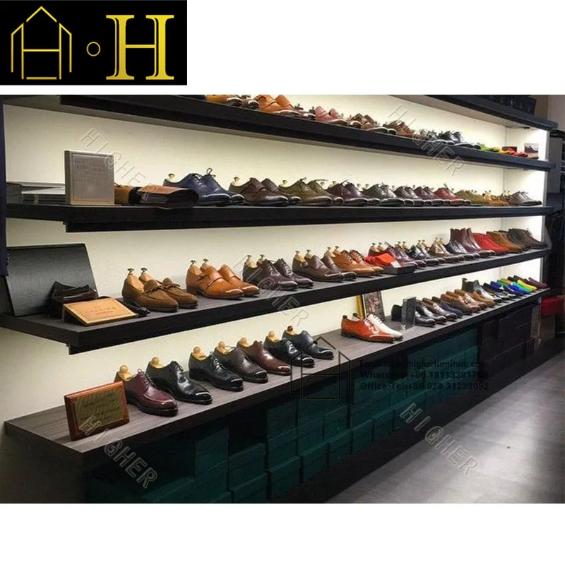 Magasin de chaussures moderne et simple Décoration pour magasin de  chaussures Idées de design d'intérieur pour magasin de chaussures  Présentoir pour