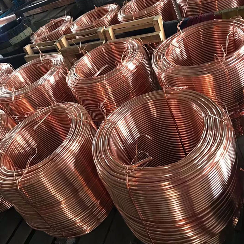 Copper Wire for Coils Double Layer Spiral Copper Coil Pipe Level Wound Copper Coil