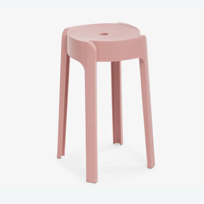 Round Plastic Stool Stackable Low Price Wholesale Garden pp