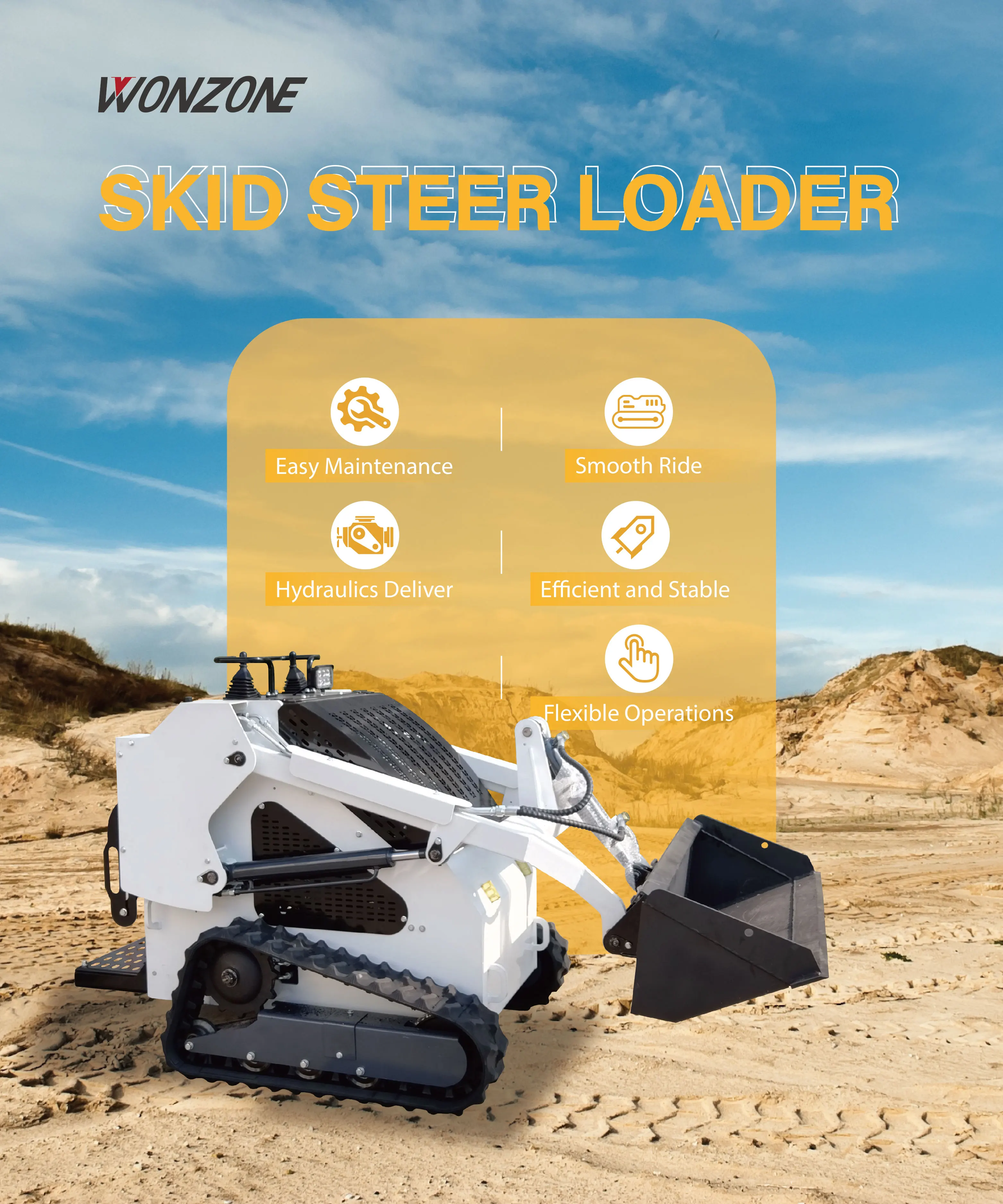 Cheap Mini Skid Steer Loader Diesel Mini Skid Steer Brand New Loaders