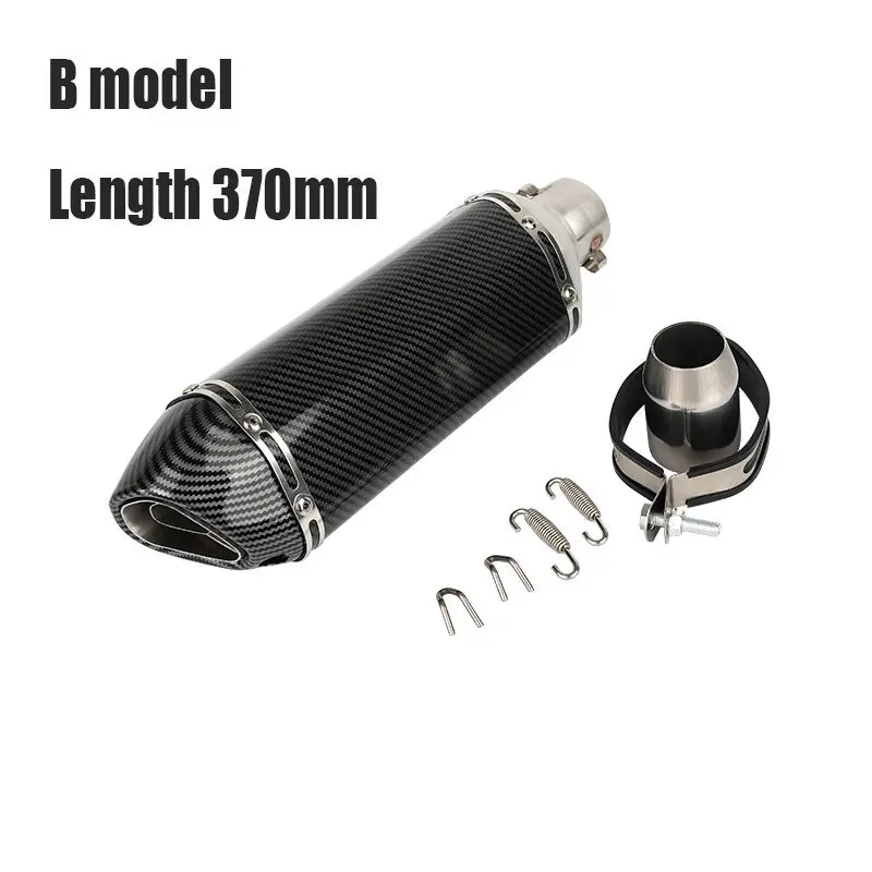 Wildmx выхлопная труба из углеродного волокна для мотоцикла 250cc 350cc 600cc 530 Msx125 GSR600 51 мм
