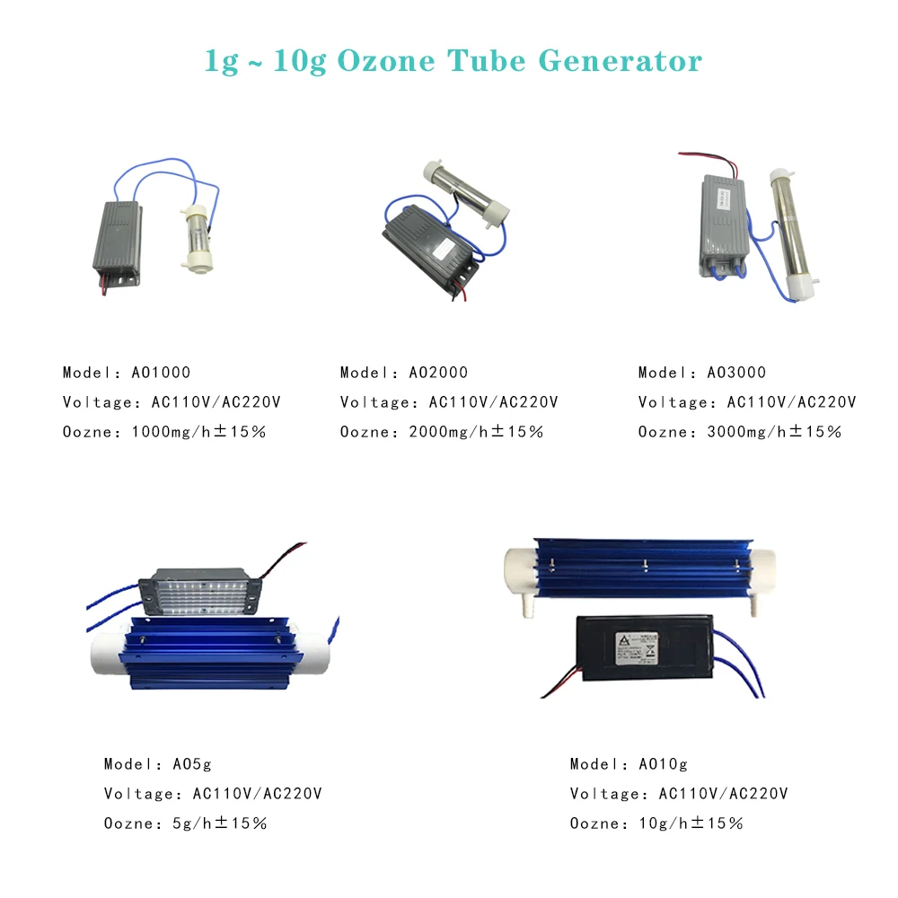 Генератор озона для бассейна, 220 В, 3 г