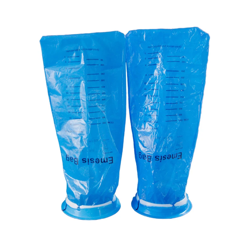 Plastic Emergency Emesis Bags Disposable Leakproof Vomit Bag details