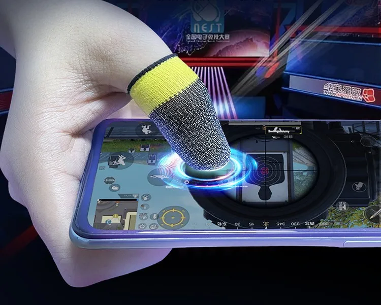 Ultra Thin Breathable Anti-Sweat Finger Cots for PUBG/COD Mobile, Smooth Touch Sensitive aperçu 2