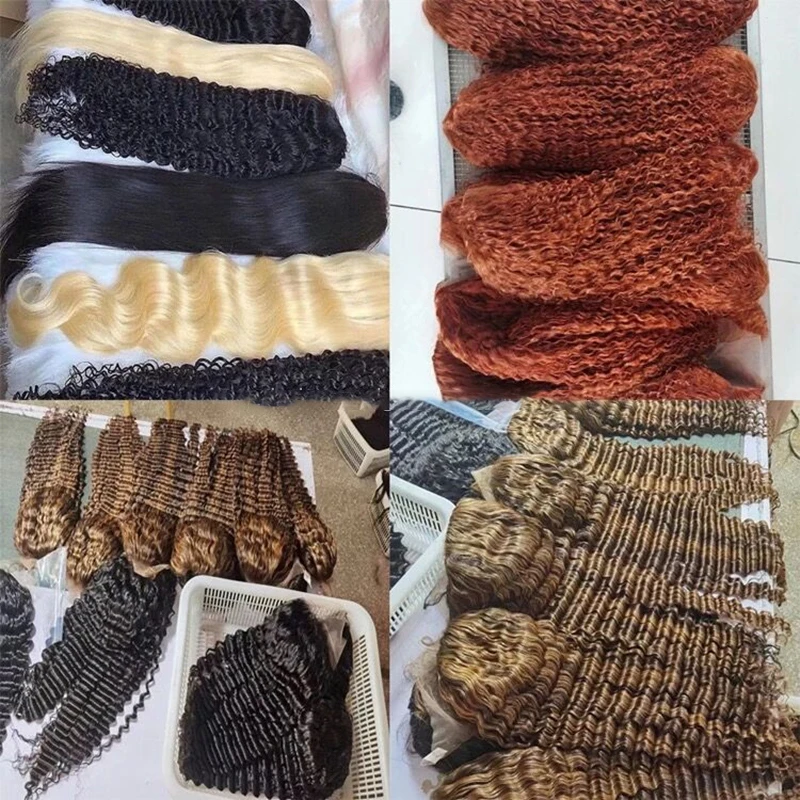 200% Density 100% Virgin Remy Human Hair for Lace Front Transparent Lace Wig 18 Inch Tall Bun Glueless Long Curly Full Lace