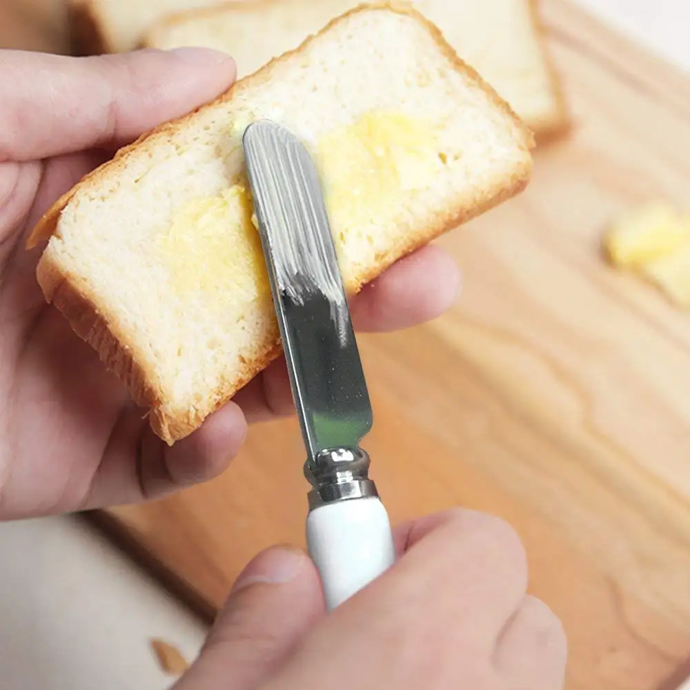
Нож для сыра из нержавеющей стали, нож для масла, набор из 7 предметов, керамическая ручка 