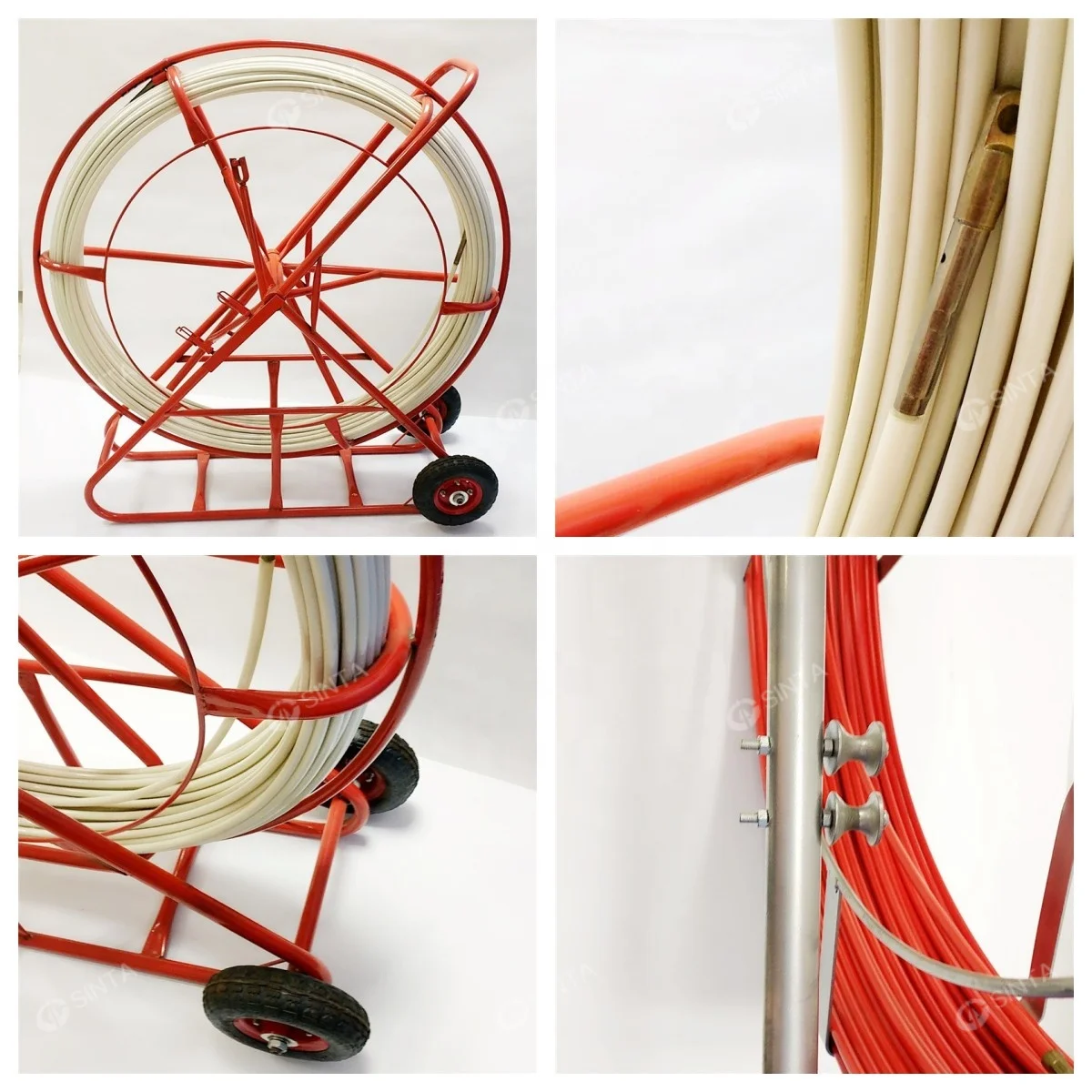 Fiber Snake Cable Duct Rodder For Optical Fiber Cable Pulling and ...