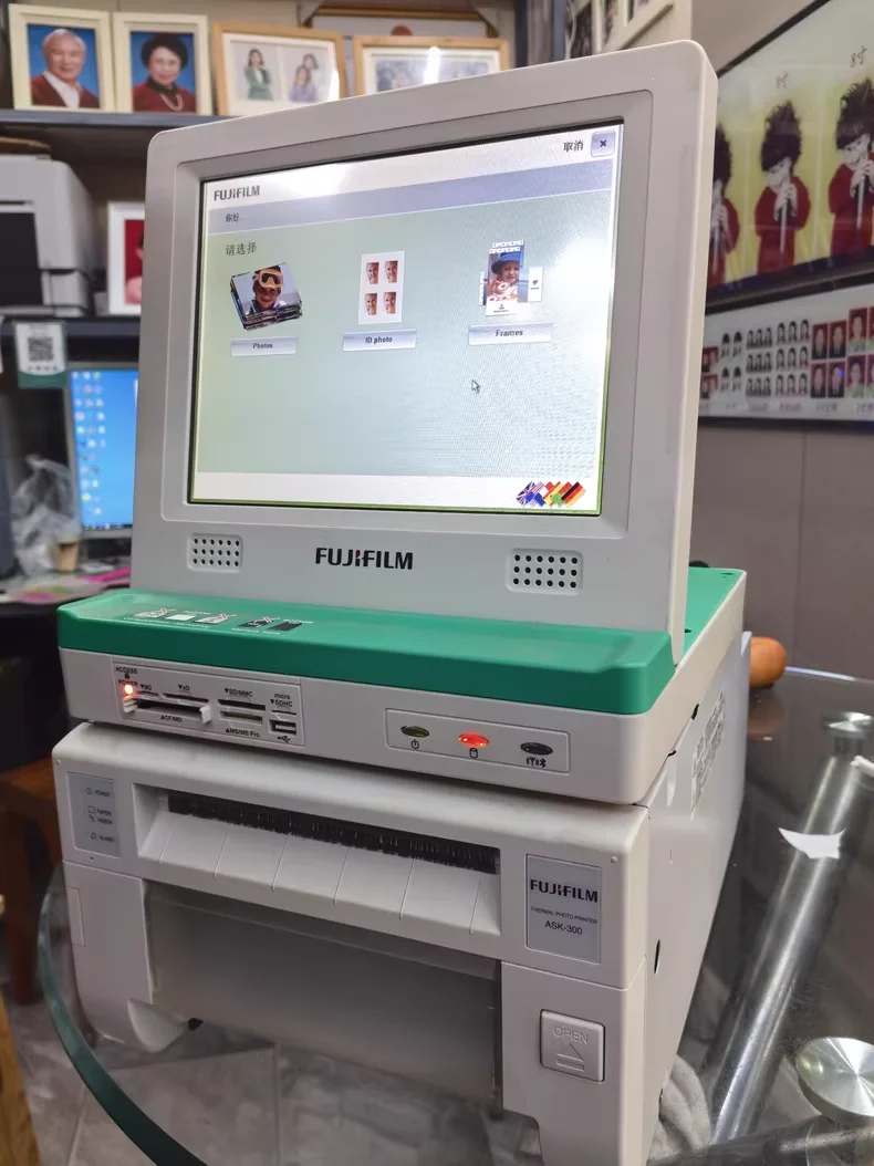 Used Fujifilm Ask-300 Printer with Touch Screen/Dye Printer FUJI
