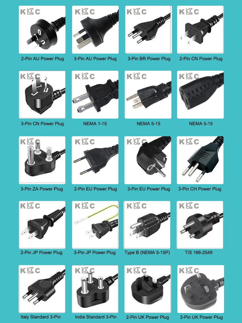 電源プラグ C15 nema 5-15p 規格 IEC C13-NEMA5-15P ロック機構付電源
