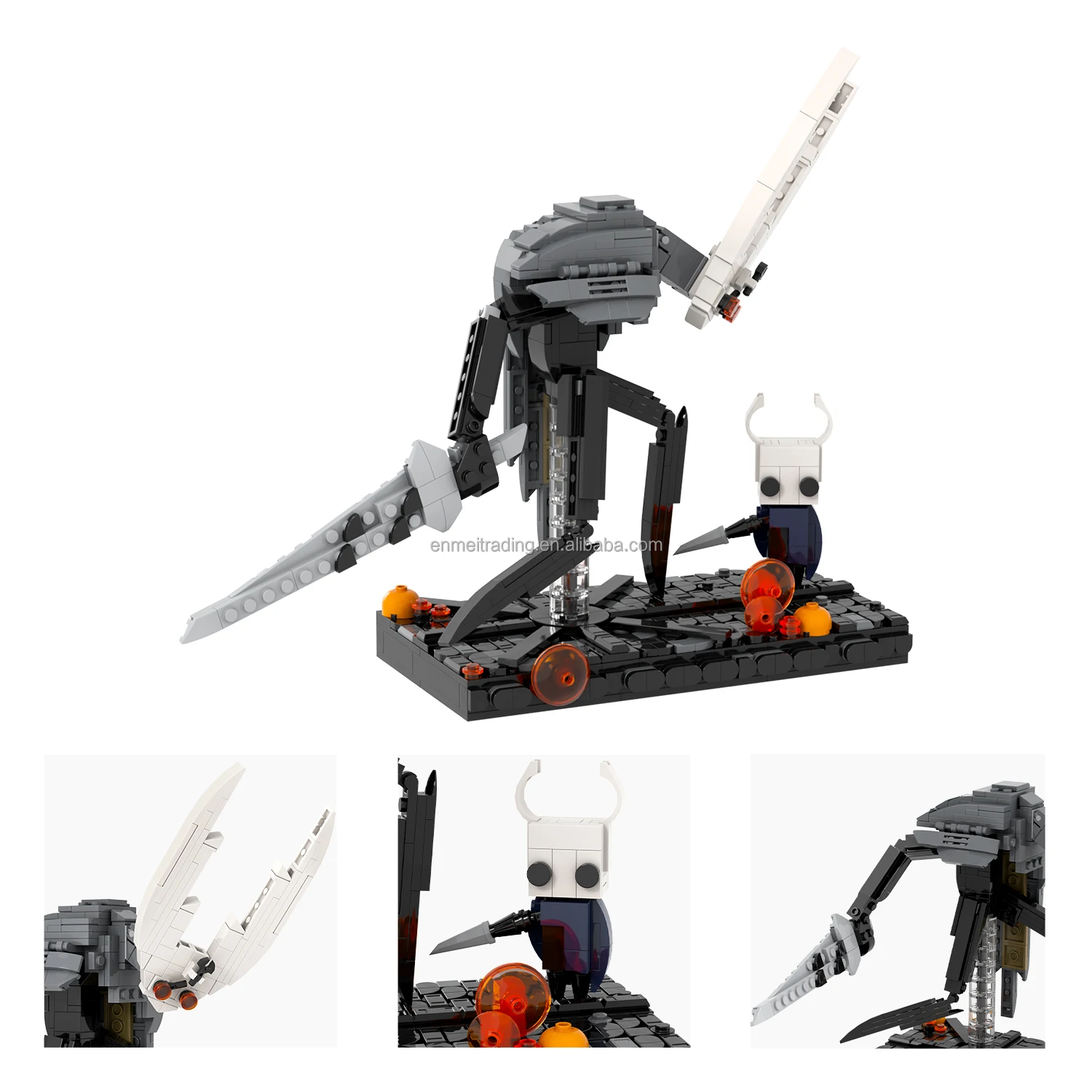 Anime Hollow Knight Building Sets MOC Brick Action Figs Diy Building Blocks Sets Model Toys for Kid MOC1489