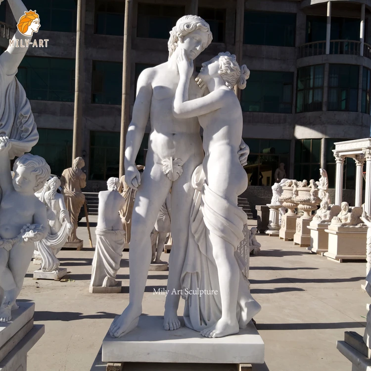 等身大天然石手彫りギリシャ古典彫刻大理石アフロディーテと