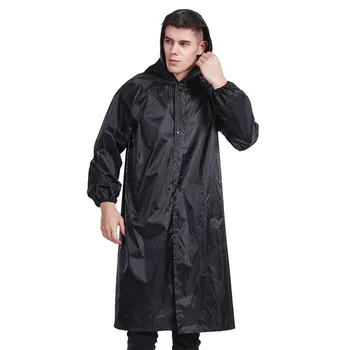 factory  direct supply high quality  hot selling non  disposable raincoat portable transparent thickened adult plastic raincoat