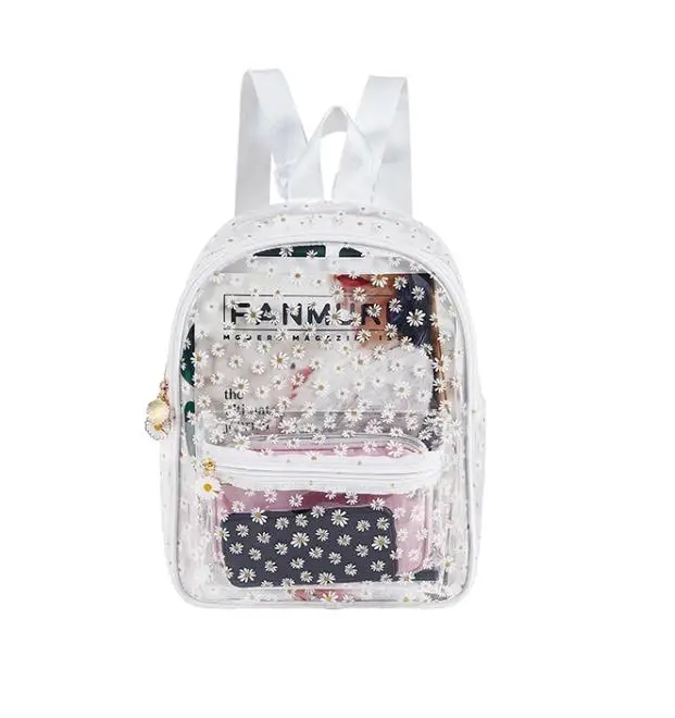clear confetti backpack