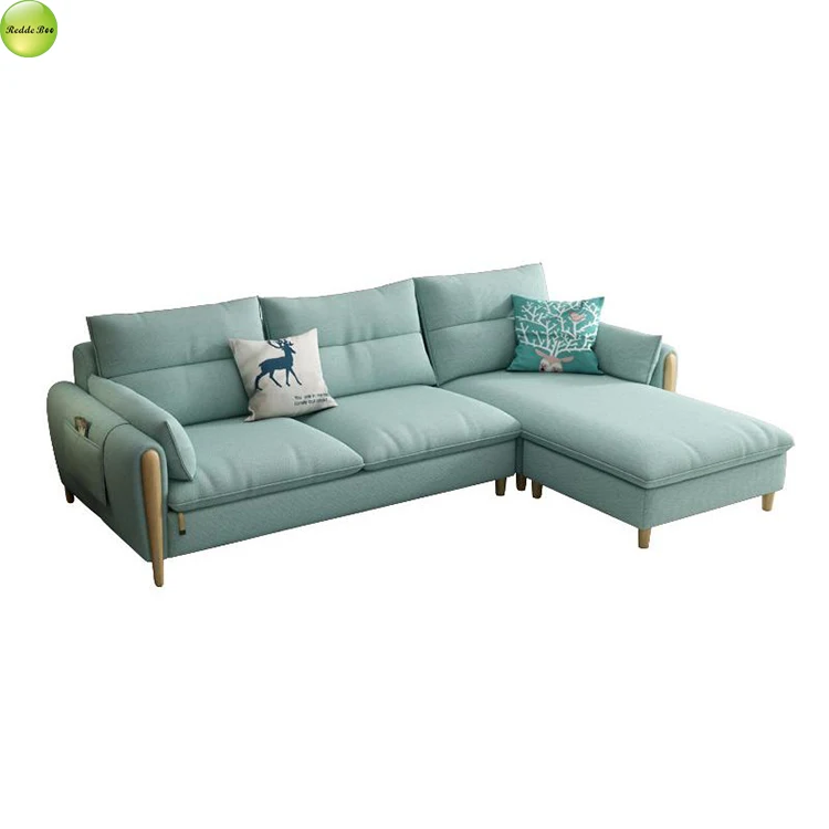 Luxury Fabric Low Price Corner Sofa Set Manufacture In Hyderabad From