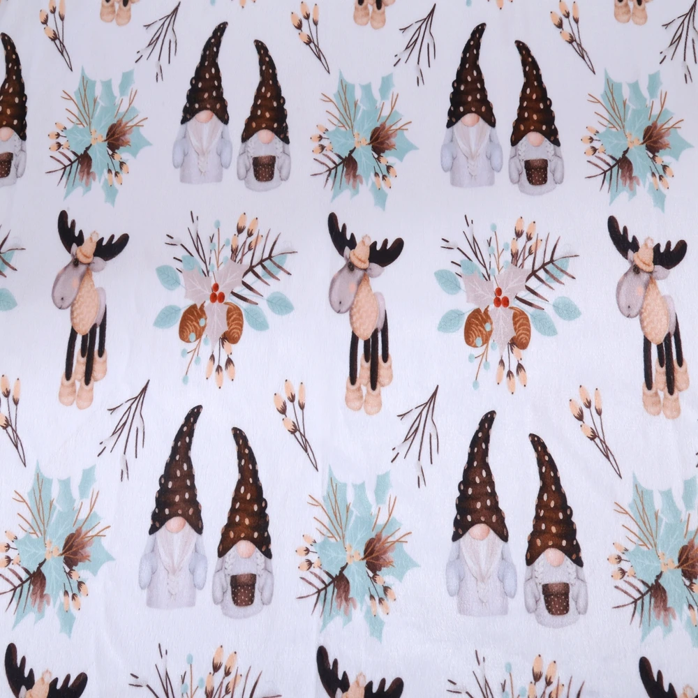 100 Polyester Custom Digital Printed Design Smooth Minky Fabric Wholesale For Baby Blanket Buy
