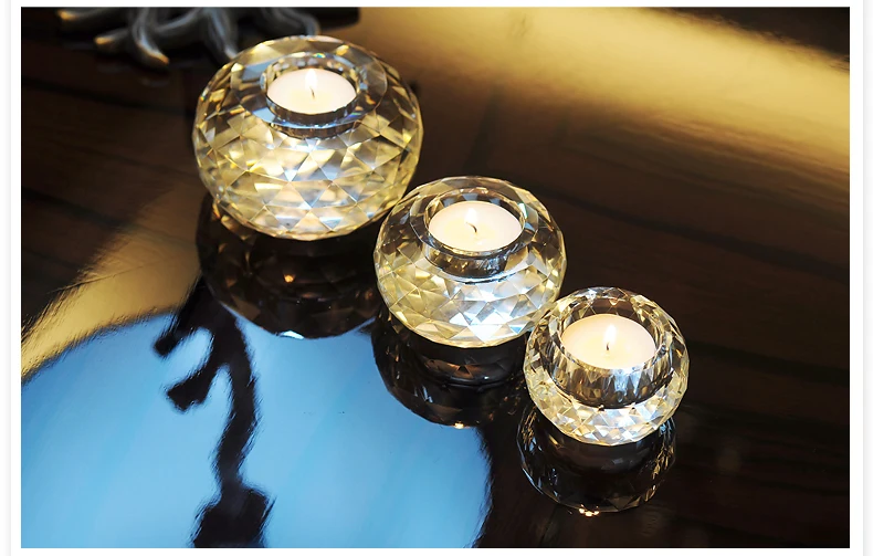 
 MH-ZT0060 Рождественский декоративный подсвечник с желтым чайным свечом  