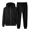 black(zipper hoodie set)