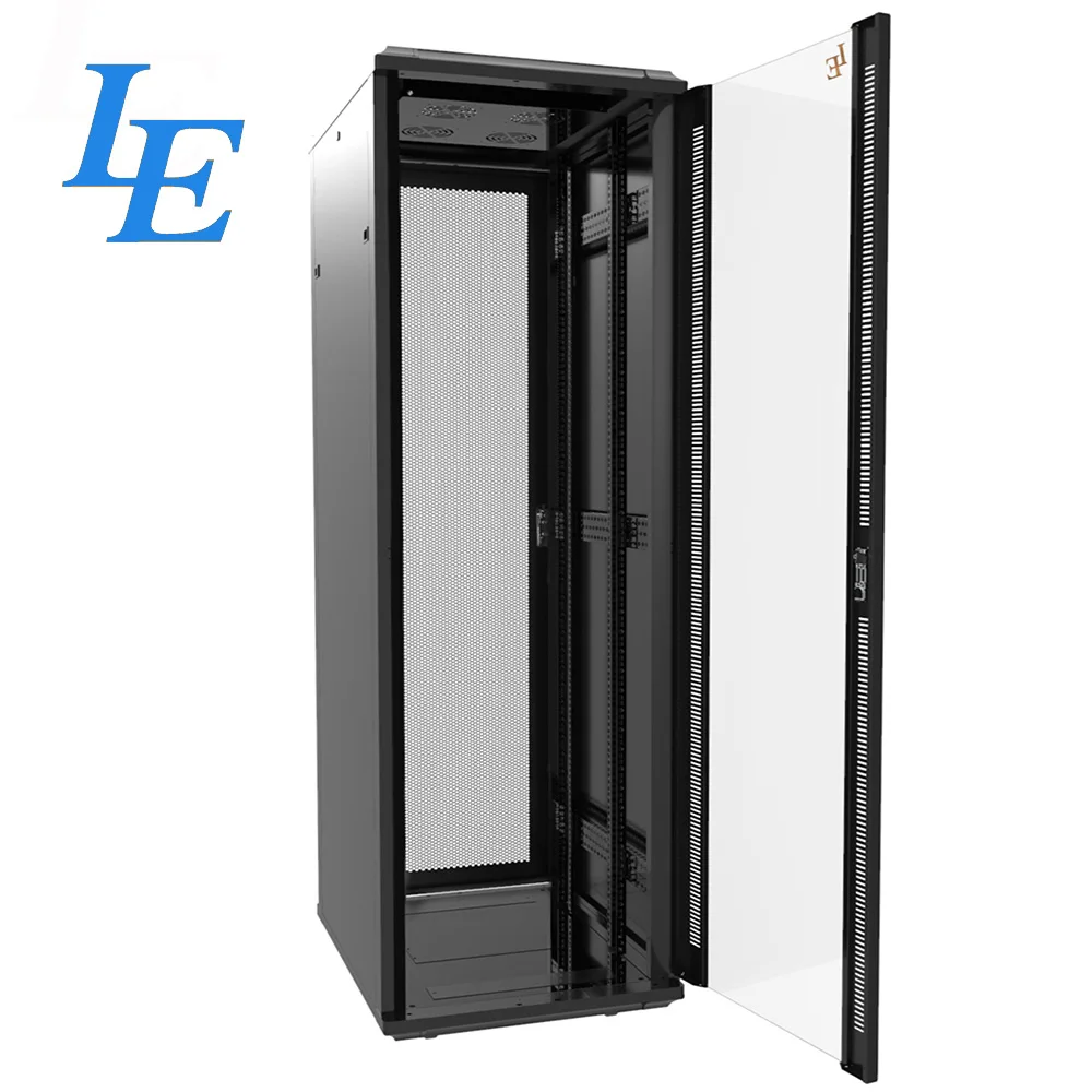 Heavy Duty Server Rack Network Rack 19 Inch Server Cabinet With Wheels 18U- 47U Server Enclosure