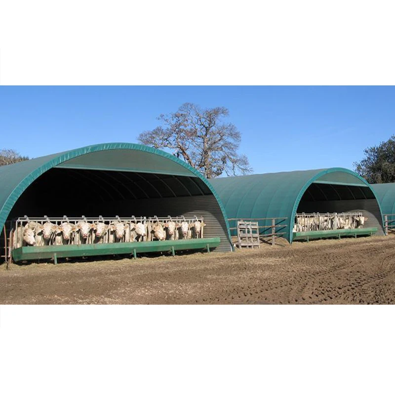Factory Custom 10x10m Cattle Canopy Animal Livestock Tents Dome Waterproof Fabric Pvc Horse Sheep Tent Shed Shelter for Farming